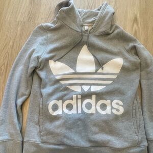 Adidas Light Gray Hoodie and leggings- Set